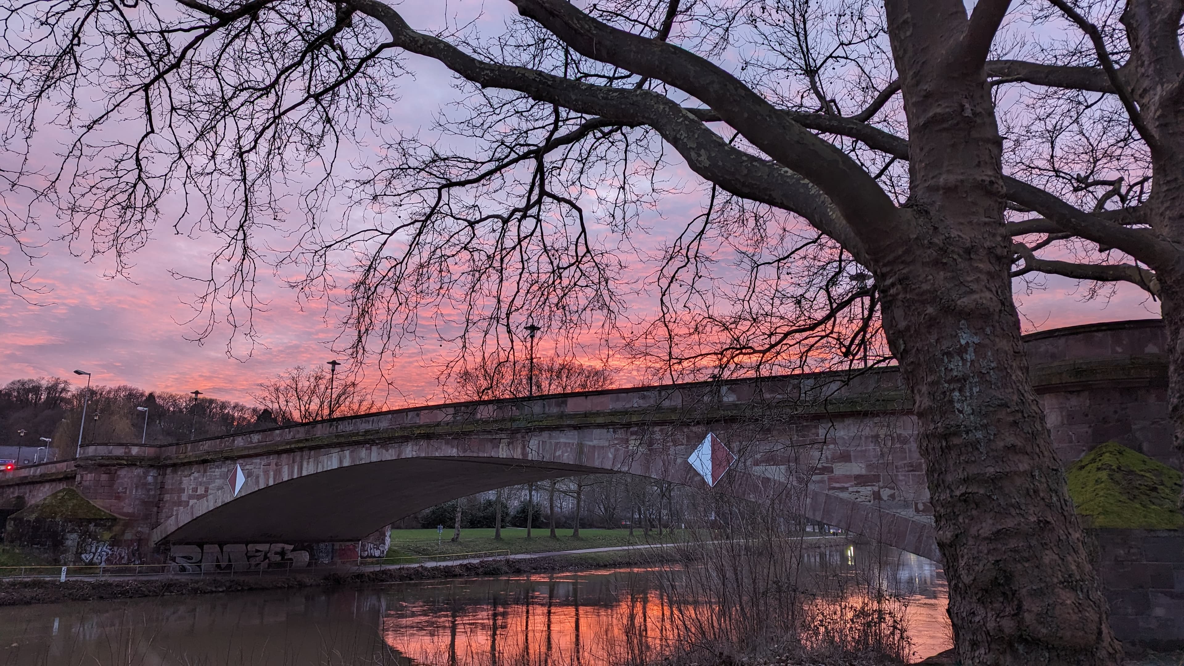 Sunset By the Bridge